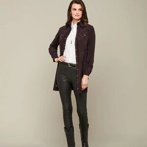 Lucchese Black Short Duster Jacket – Rare & Stylish!